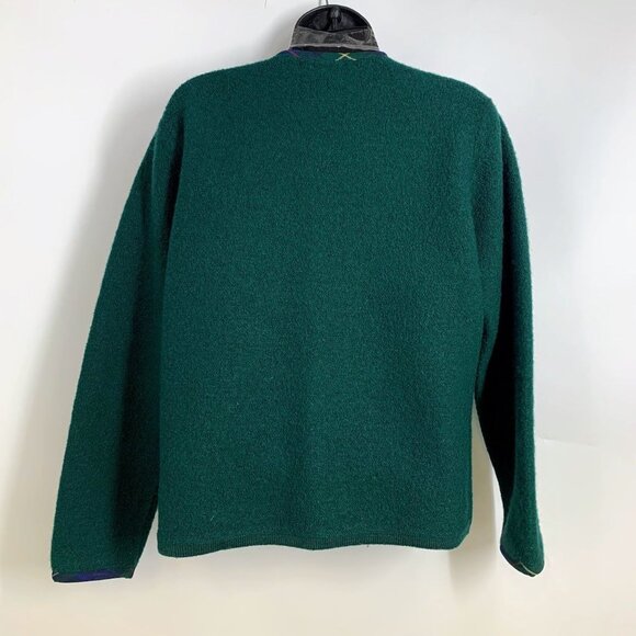 Pendleton Women's 100%‎ Wool Plaid Lined Button Up Cardigan Sweater Size M - Picture 2 of 11